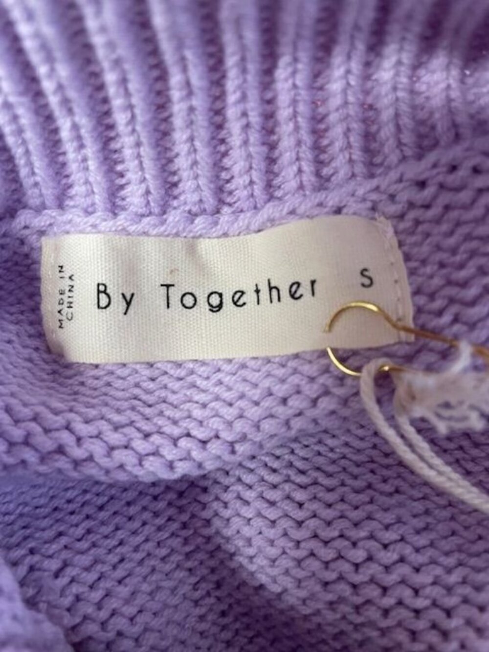 By Together Smiley Face Sweater SMALL - Picture 5 of 8